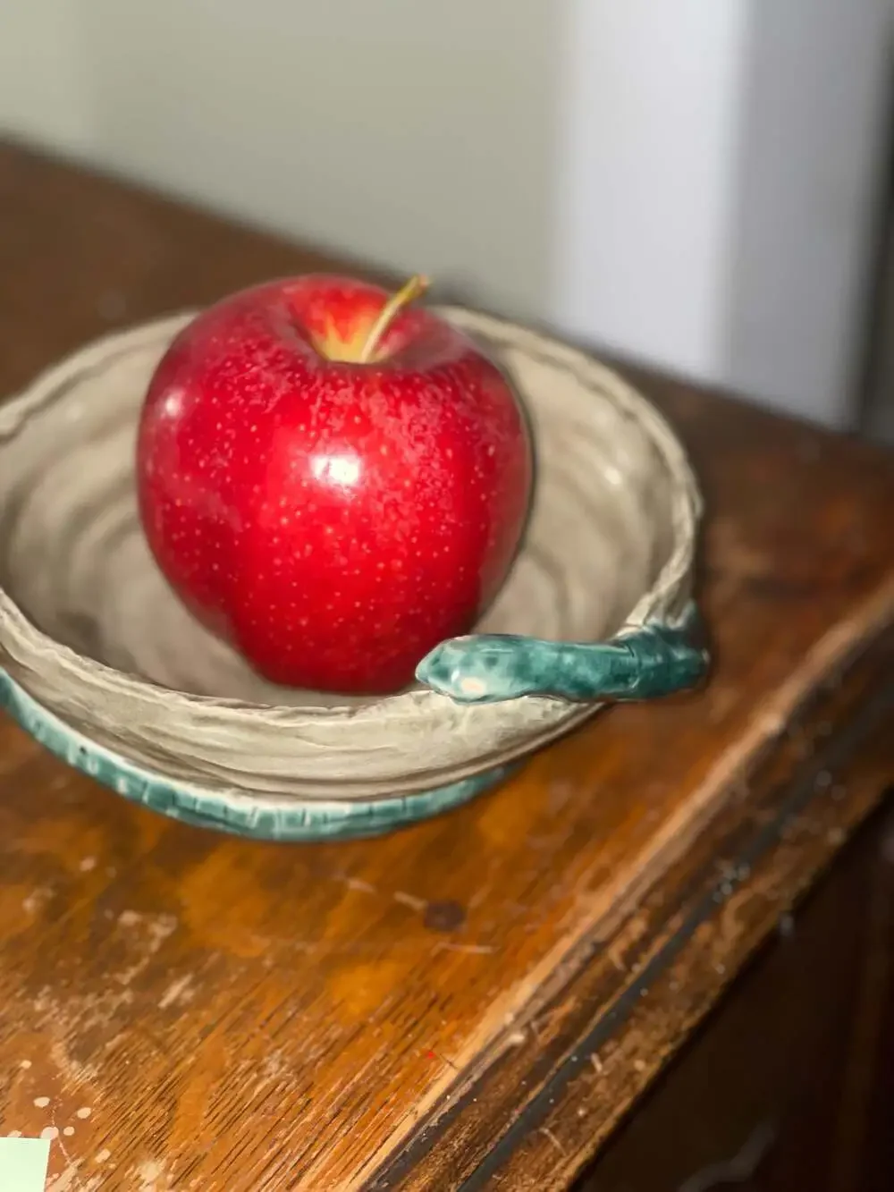 Handmade Artisan Ceramic Snake Decorative Bowl Whimsical, Jungle, Witchy
